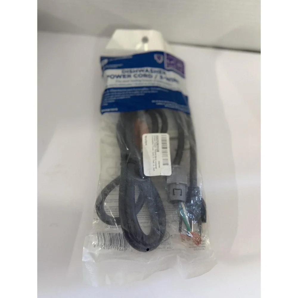 GE Dishwasher Power‎ Cord 3-Wire Universal 5.4ft 15A Genuine OEM Kit Appliance